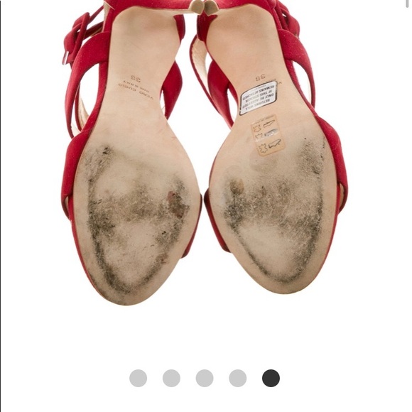 Barney’s New York Red sandals, size 36/6. - Picture 5 of 5